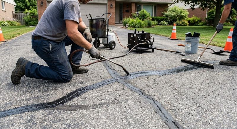 Asphalt Driveway Repair in Little Rock, AR