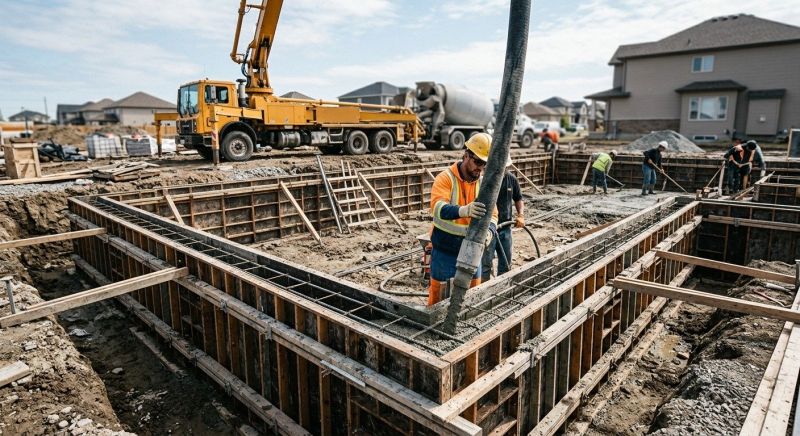Concrete Basement Pouring in Fredericksburg, VA