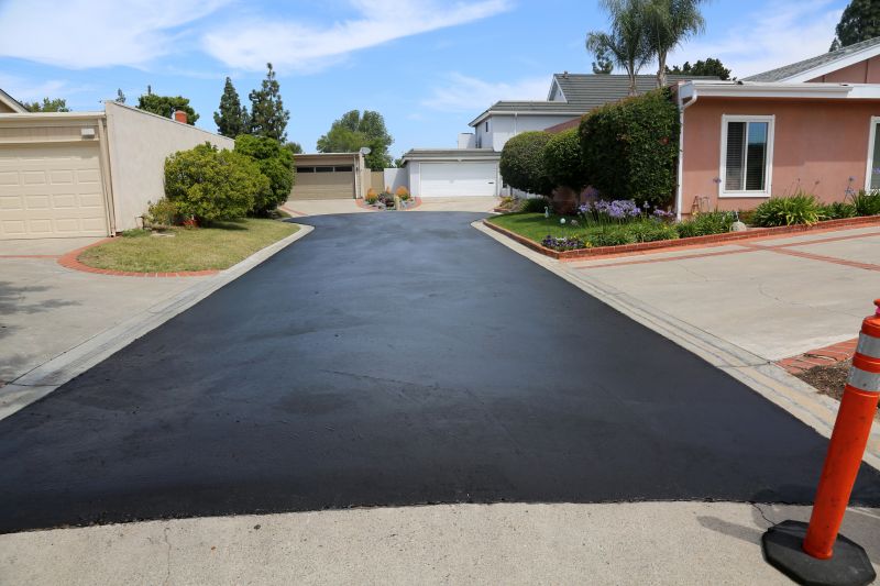 Asphalt Driveway with Edging