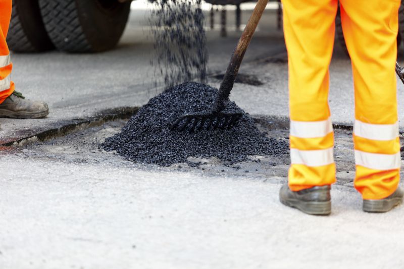 Local Asphalt Patching pros at work